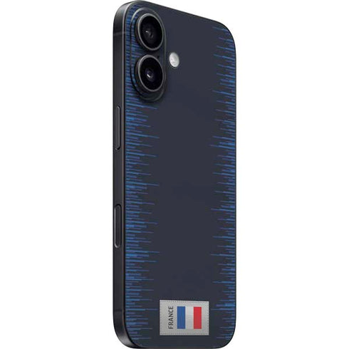 France Soccer Flag iPhone 16 Plus Skin